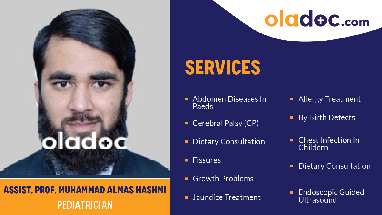 Services provided by Dr.Muhammad Almas Hashmi